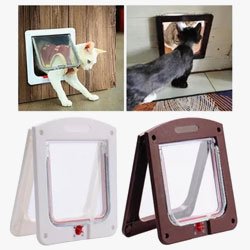 pintu kucing otomatis flap door