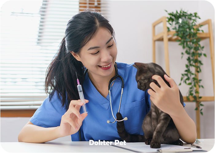 pemberian vaksin kucing untuk mencegah penyakit parah