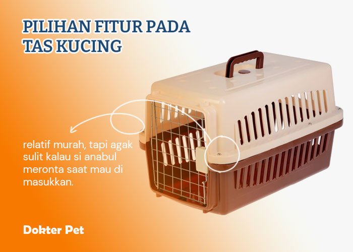 tas kucing dengan penutup sekrup - Mau Beli Tas Kucing? Baca Dulu Tips Membeli Tas Untuk Kucing Disini