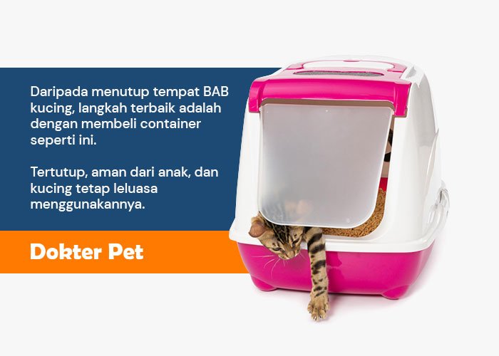 container poop tertutup - Inilah 4 Tips Memilih Cat Litter Box Terbaik Untuk Kucingmu!