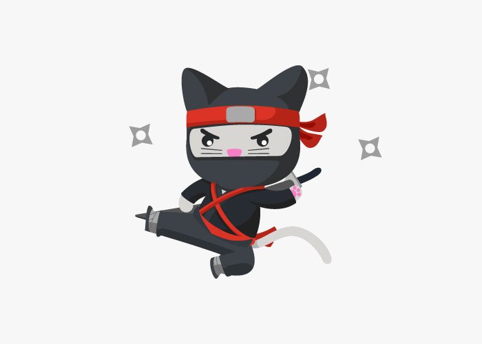 ninja untuk nama kucing hitam